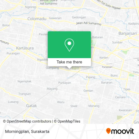 Morningplan map