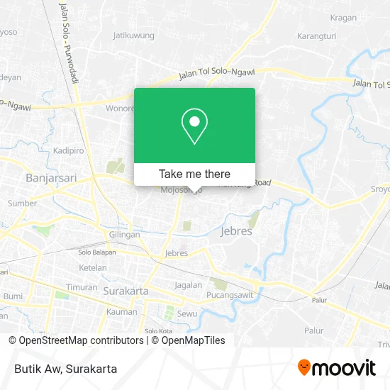 Butik Aw map