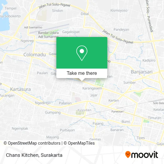 Chans Kitchen map