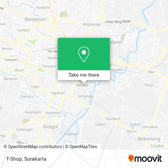 T-Shop map
