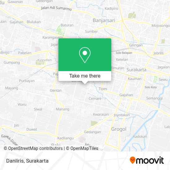 Danliris map