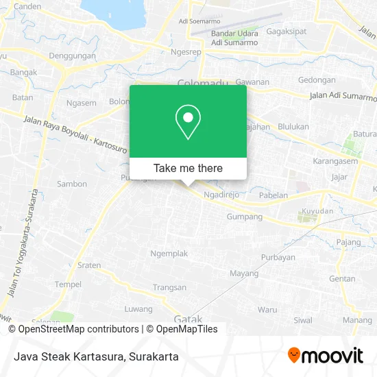 Java Steak Kartasura map
