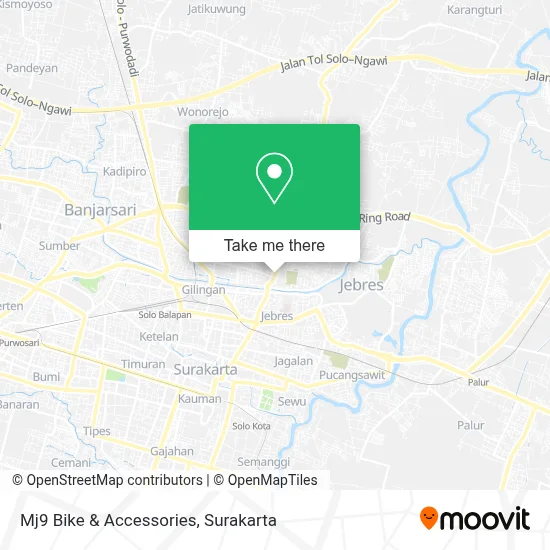 Mj9 Bike & Accessories map