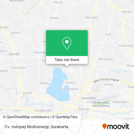 Cv. Indopay Multisinergi map