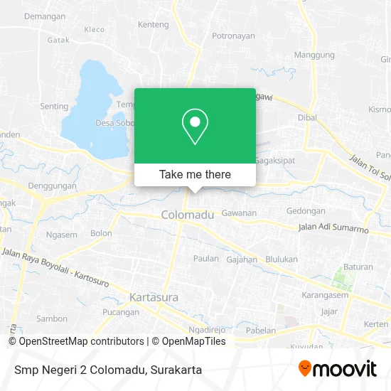 Smp Negeri 2 Colomadu map