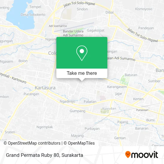 Grand Permata Ruby 80 map