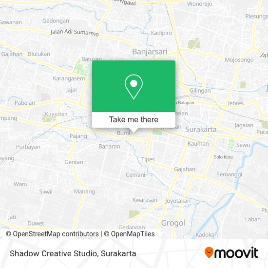 Shadow Creative Studio map
