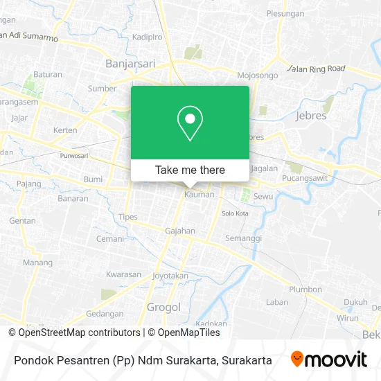Pondok Pesantren (Pp) Ndm Surakarta map