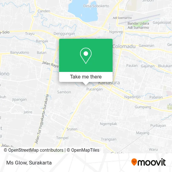 Ms Glow map