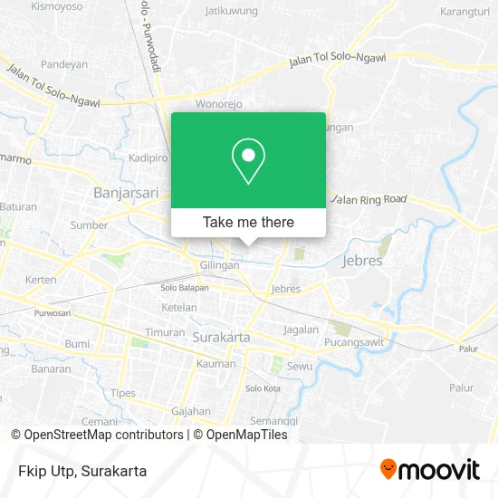 Fkip Utp map