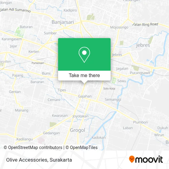 Olive Accessories map