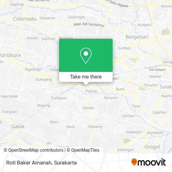 Roti Bakar Amanah map