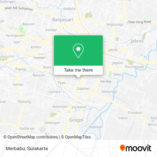 Merbabu map