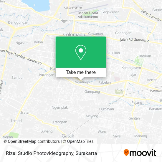 Rizal Studio Photovideography map
