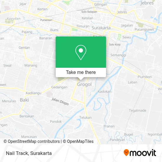 Nail Track map