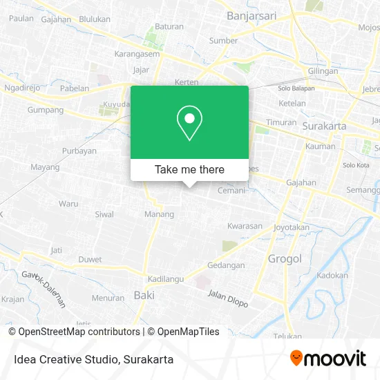 Idea Creative Studio map