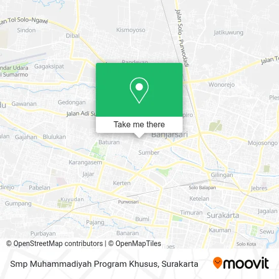 Smp Muhammadiyah Program Khusus map