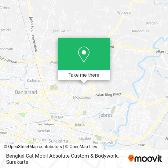 Bengkel Cat Mobil Absolute Custom & Bodywork map