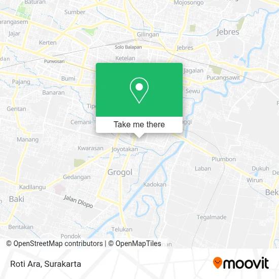 Roti Ara map