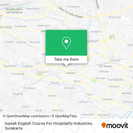 Ispeak English Course For Hospitality Industries map