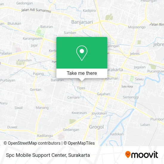 Spc Mobile Support Center map