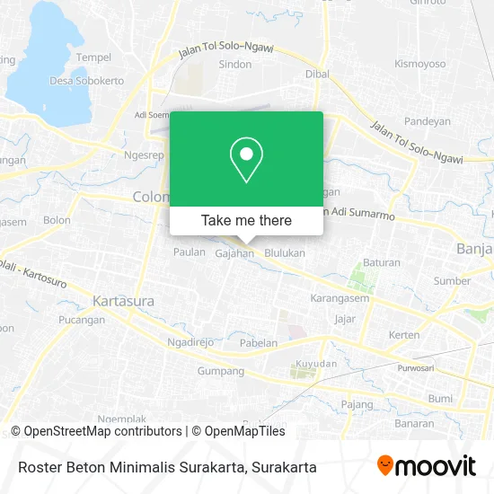 Roster Beton Minimalis Surakarta map
