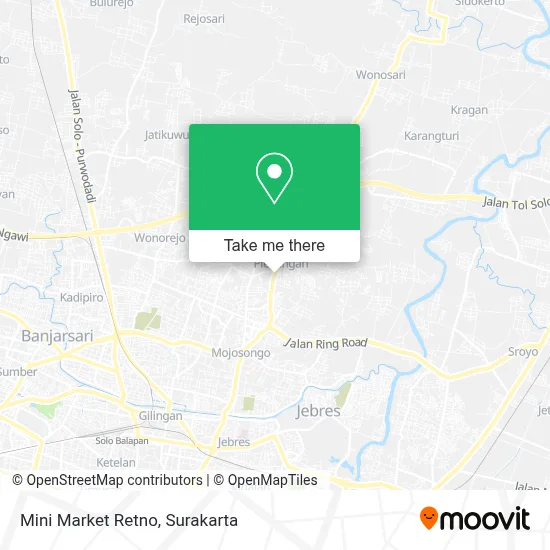 Mini Market Retno map