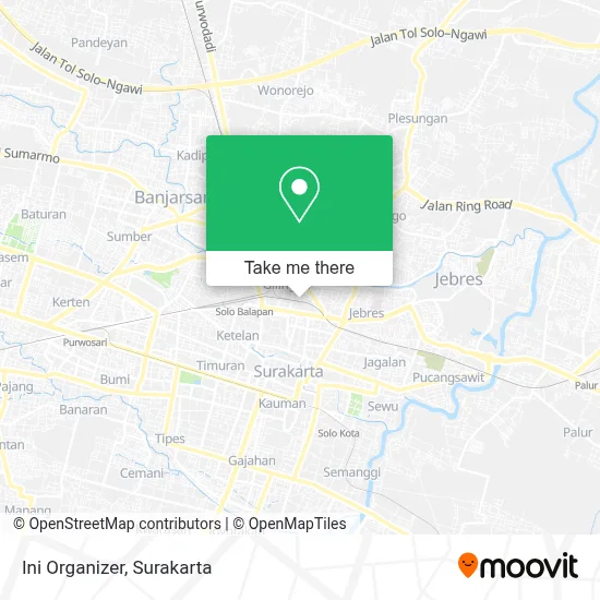 Ini Organizer map