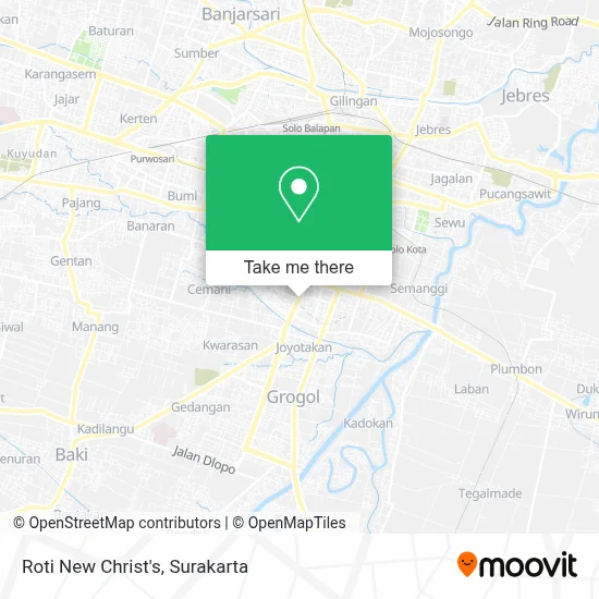 Roti New Christ's map