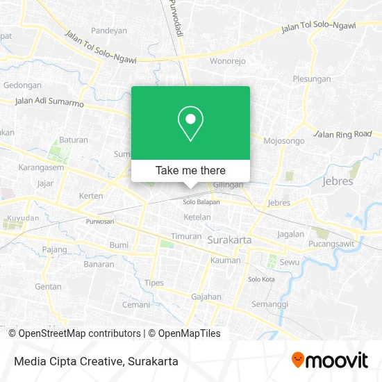 Media Cipta Creative map