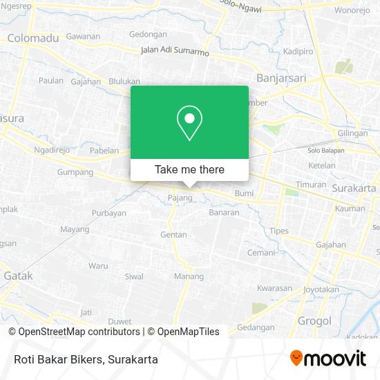 Roti Bakar Bikers map