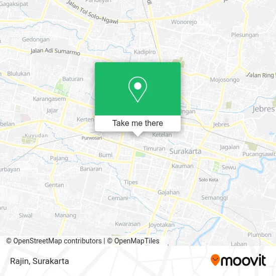 Rajin map