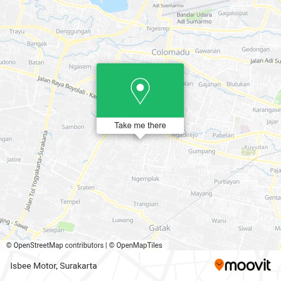 Isbee Motor map