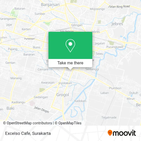 Excelso Cafe map
