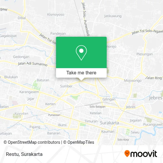 Restu map