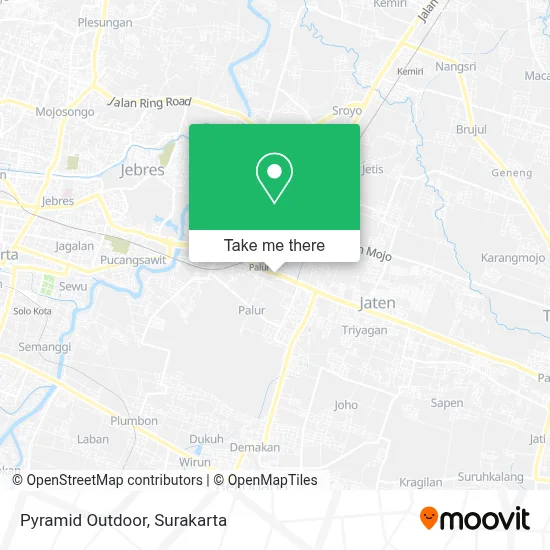 Pyramid Outdoor map