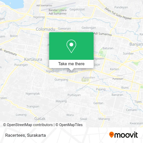 Racertees map