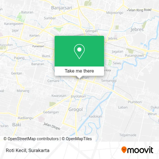 Roti Kecil map