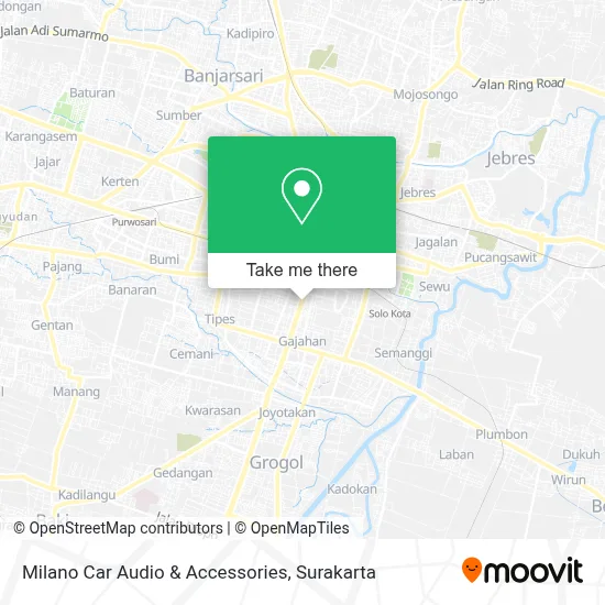 Milano Car Audio & Accessories map