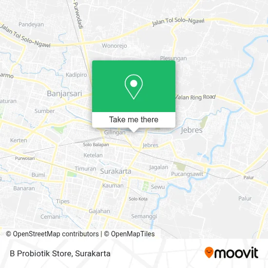 B Probiotik Store map