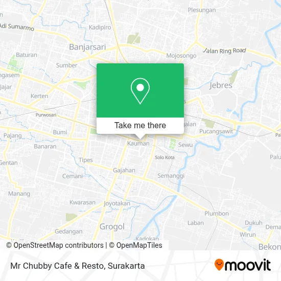 Mr Chubby Cafe & Resto map