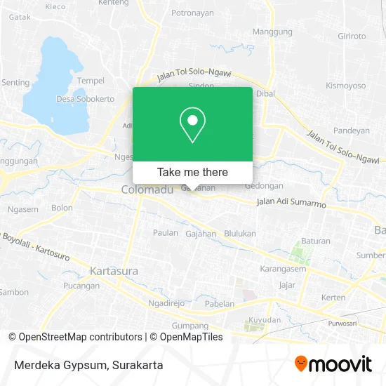Merdeka Gypsum map
