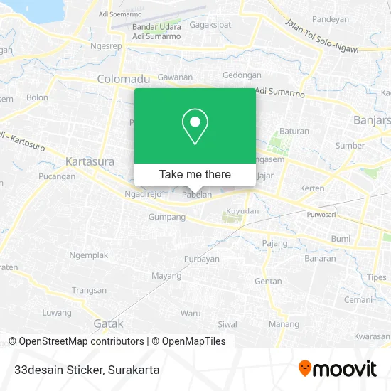 33desain Sticker map
