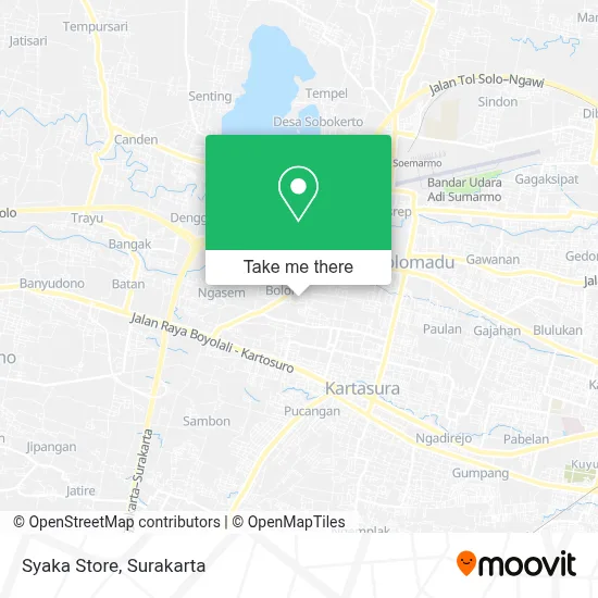 Syaka Store map