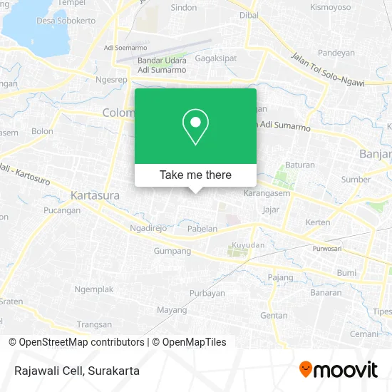 Rajawali Cell map