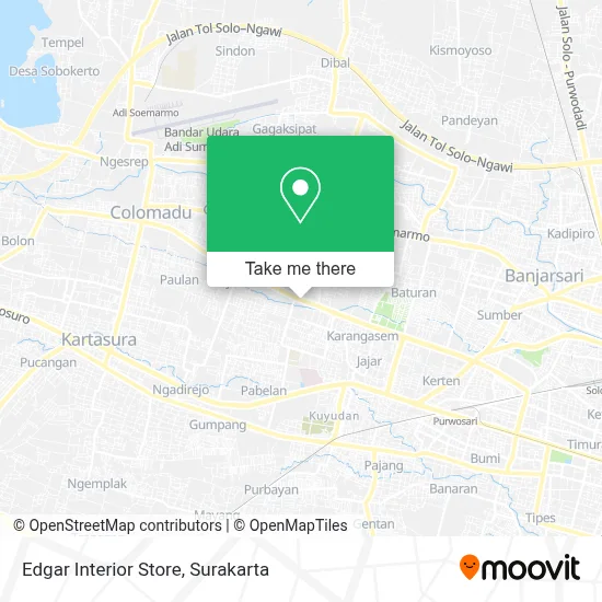 Edgar Interior Store map