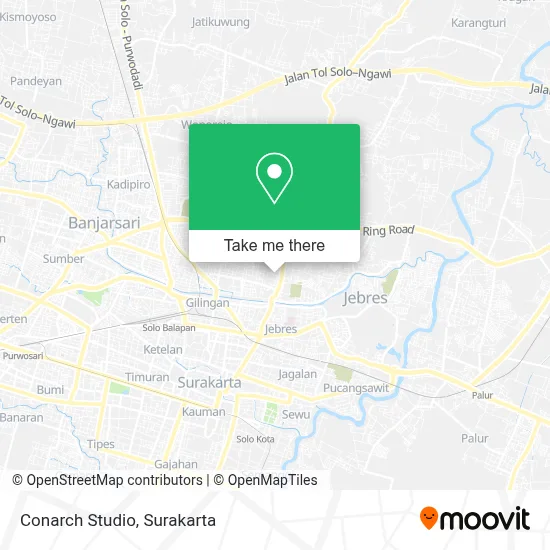 Conarch Studio map