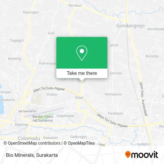 Bio Minerals map