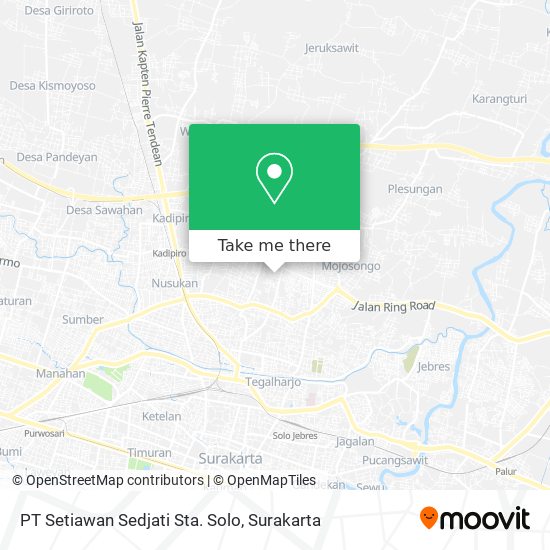 PT Setiawan Sedjati Sta. Solo map