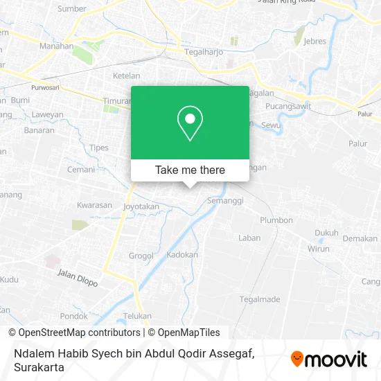 Ndalem Habib Syech bin Abdul Qodir Assegaf map